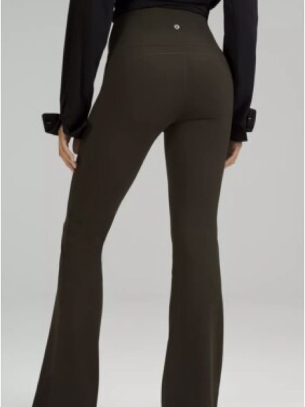 Lululemon Olive Green High-Rise Flare Leggings size 6 - Picture 4 of 4